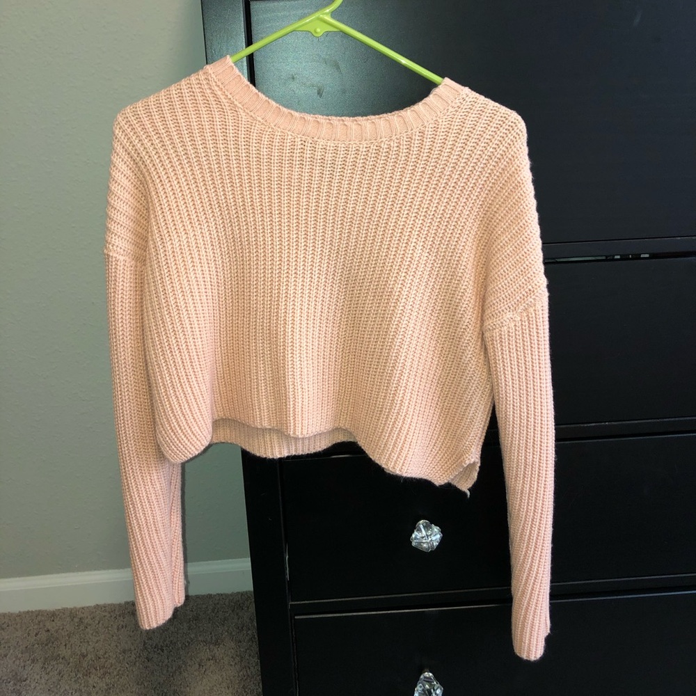 Crop sweater